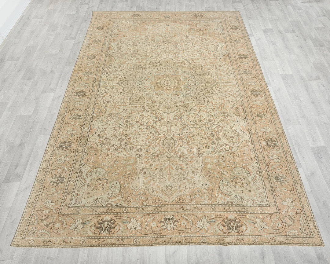 Multicolor Turkish Oushak Rug 8' x 12' 5" Hand-Knotted | No. VR51928