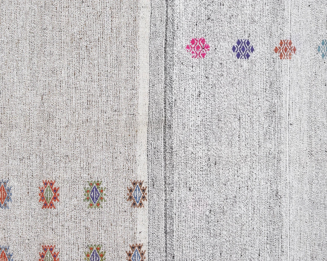 Gray Kilim Rug 4' 10" x 7' 5" | No. VR51929