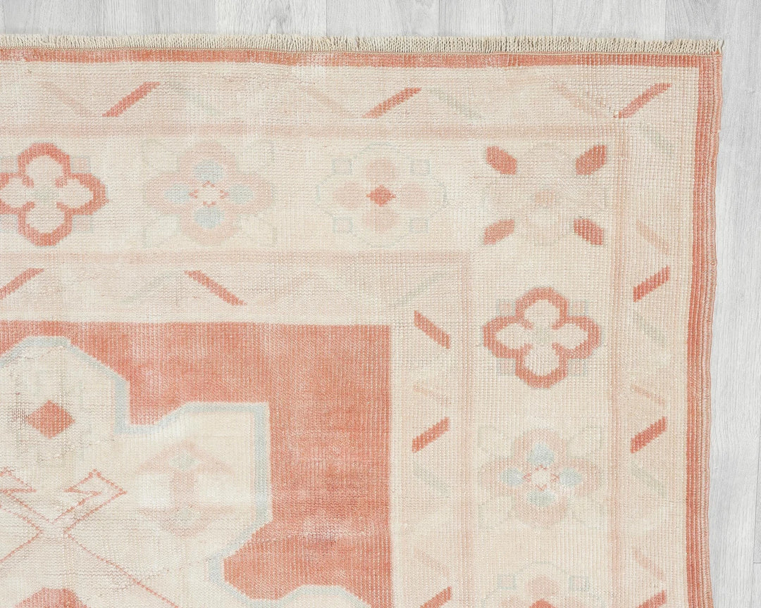 Multicolor Turkish Oushak Rug 5' x 7' 8" Hand-Knotted | No. VR51979