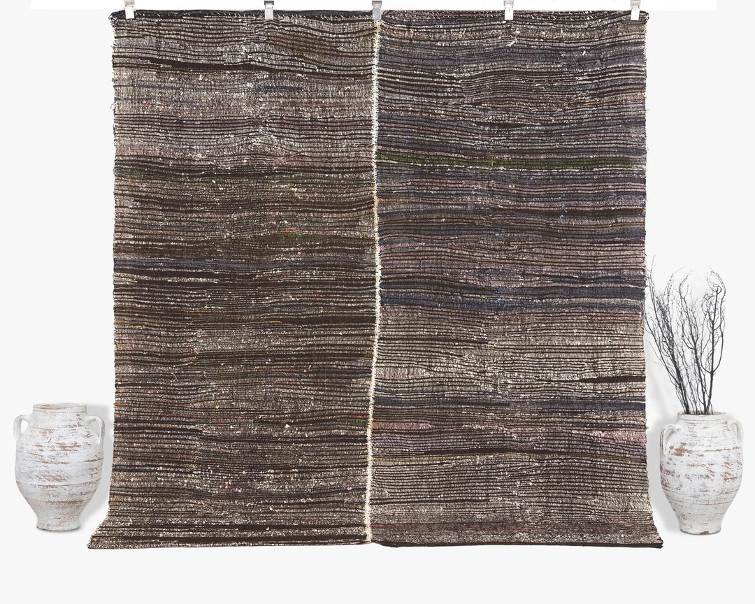 Multicolor Turkish Kilim Rug 7' x 10' Flat-Weave | No. VR52040