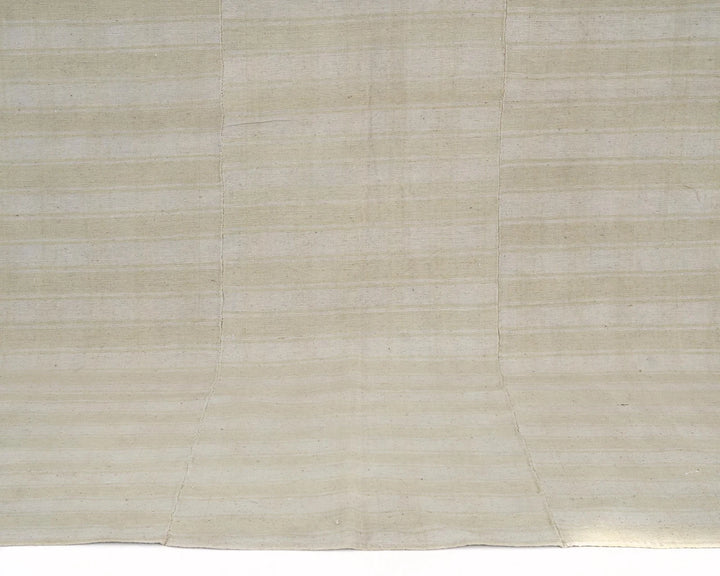 Beige Turkish Oushak Rug 5' 10" x 9' 1" Hand-Knotted | No. VR52073