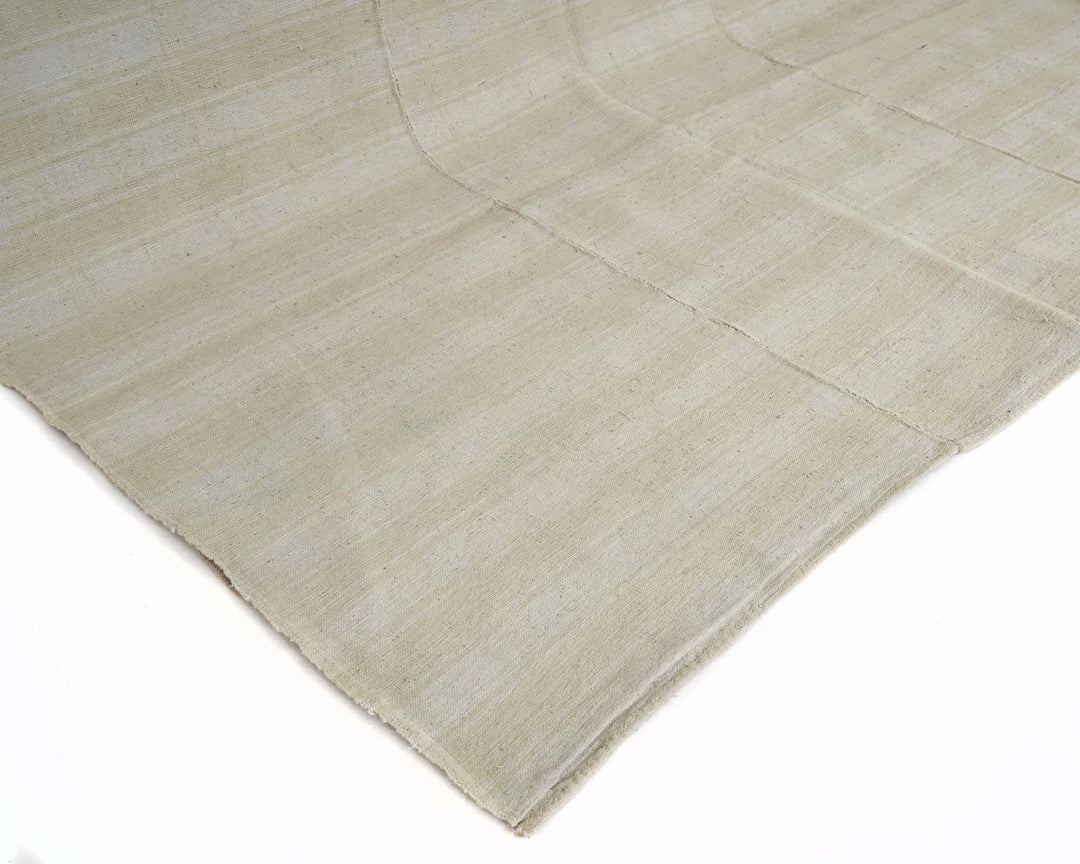Beige Turkish Oushak Rug 5' 10" x 9' 1" Hand-Knotted | No. VR52073