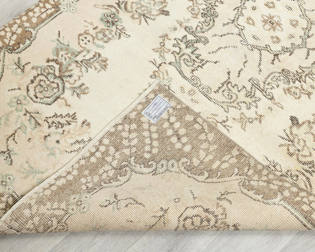 Multicolor Turkish Oushak Rug 3' 10" x 6' 11" Hand-Knotted | No. VR52215