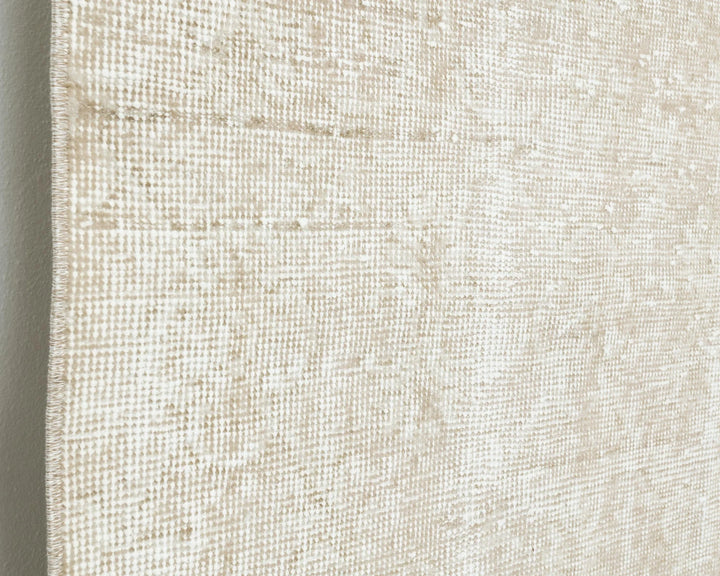 Beige Turkish Oushak Rug 6'6" x 10'5" Hand-Knotted | No. VR52576