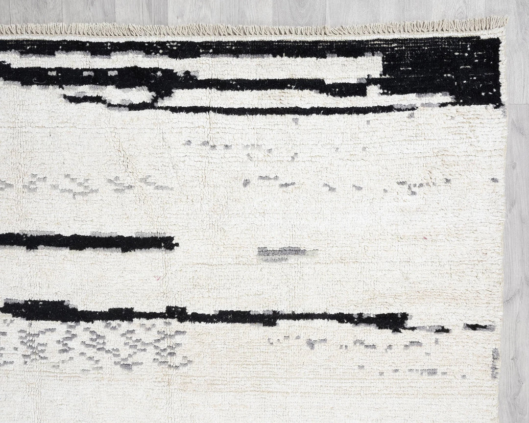 Black Vintage Turkish Rug 7' 7" x 11' 5" | No. VR52589