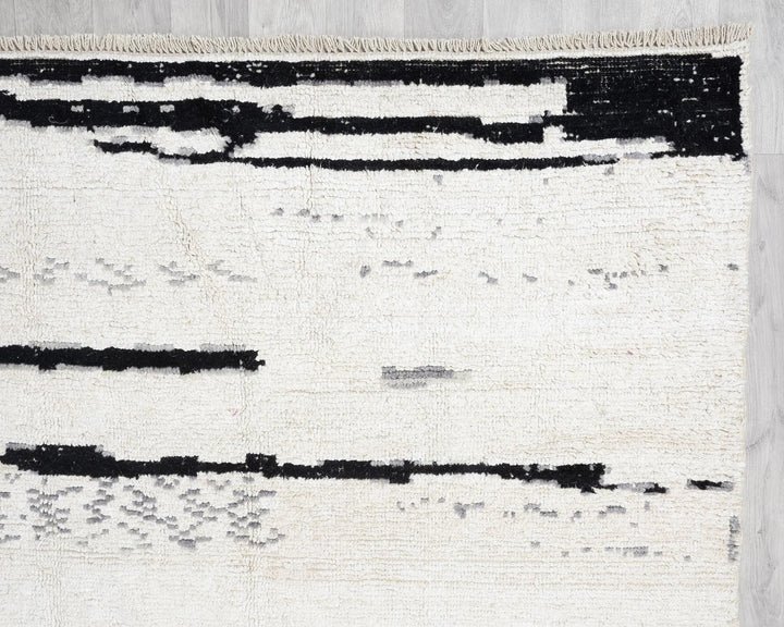 Black Vintage Turkish Rug 7' 7" x 11' 5" | No. VR52589