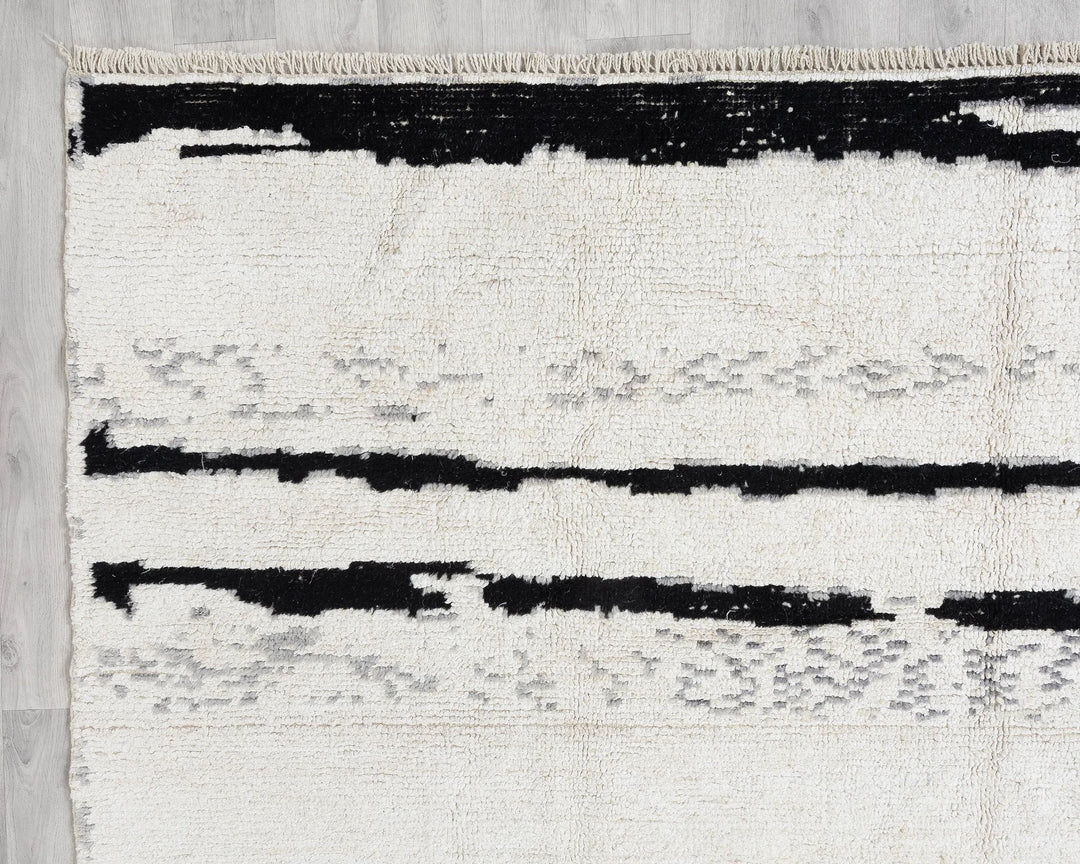 Black Vintage Turkish Rug 7' 7" x 11' 5" | No. VR52589