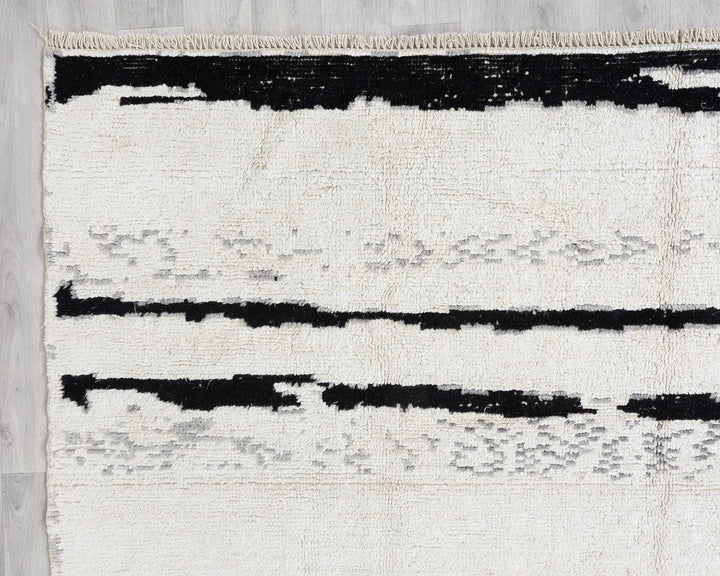 Black Vintage Turkish Rug 7' 7" x 11' 5" | No. VR52589