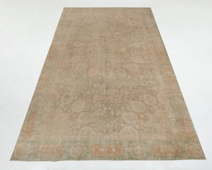 Multicolor Turkish Oushak Rug 9' x 15' 4" Hand-Knotted | No. VR52880
