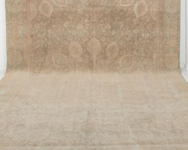 Multicolor Turkish Oushak Rug 9' x 15' 4" Hand-Knotted | No. VR52880