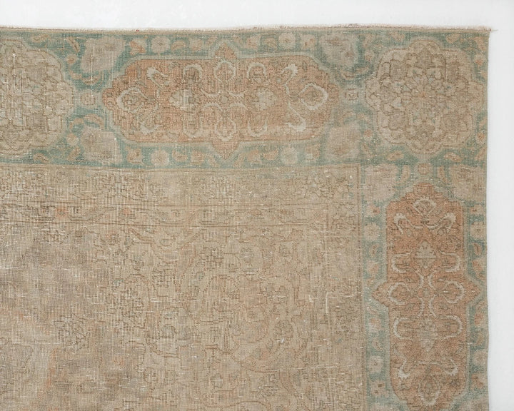 Multicolor Turkish Oushak Rug 9' x 15' 4" Hand-Knotted | No. VR52880