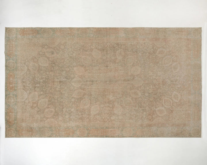 Multicolor Turkish Oushak Rug 9' x 15' 4" Hand-Knotted | No. VR52880