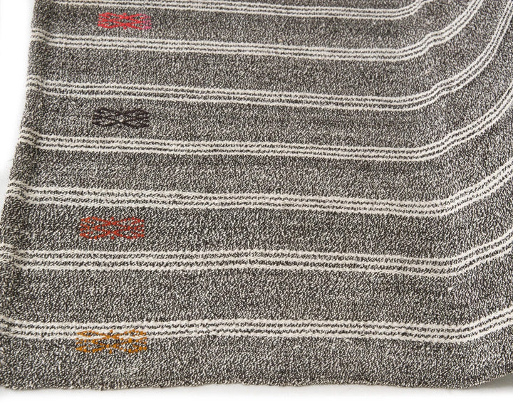 Gray Kilim Rug 6' 1" x 8' 3" | No. VR52917