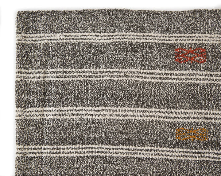 Gray Kilim Rug 6' 1" x 8' 3" | No. VR52917