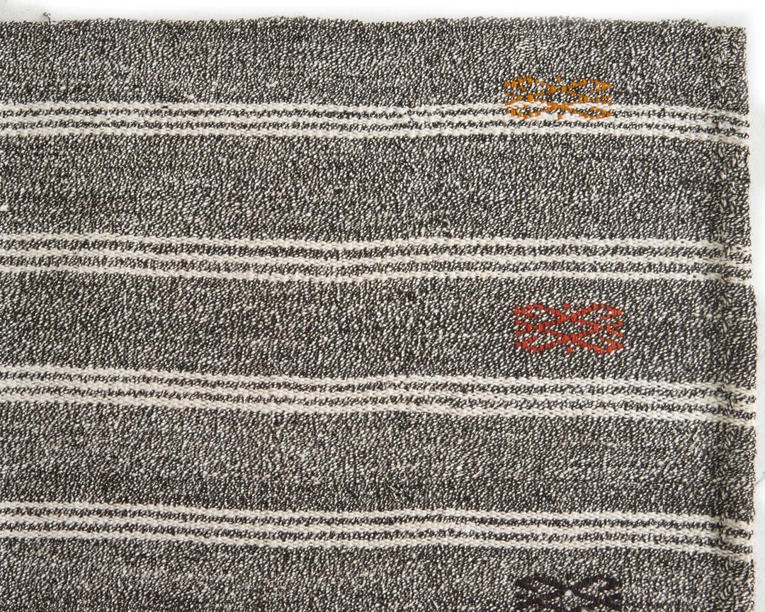 Gray Kilim Rug 6' 1" x 8' 3" | No. VR52917