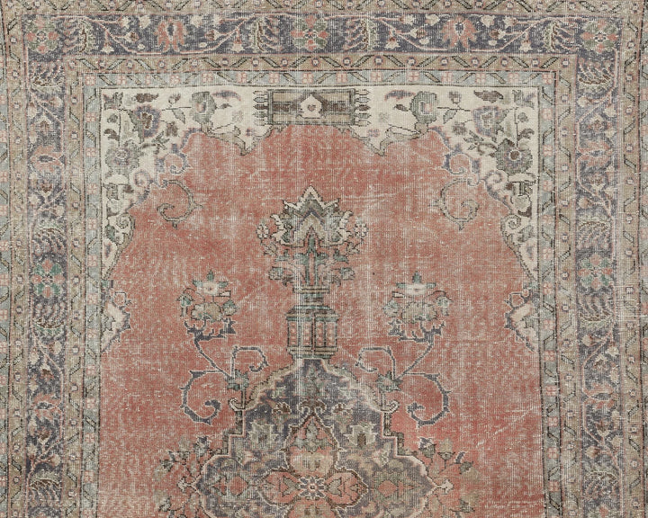 Multicolor Turkish Oushak Rug 10' 8" x 6' 11" Hand-Knotted | No. VR53162
