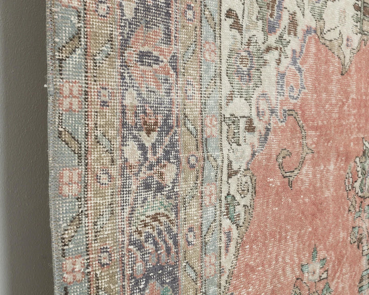 Multicolor Turkish Oushak Rug 10' 8" x 6' 11" Hand-Knotted | No. VR53162