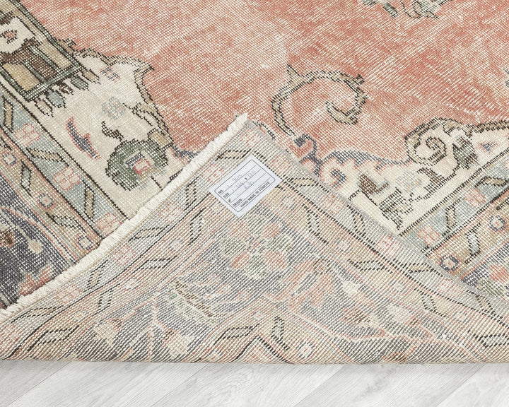 Multicolor Turkish Oushak Rug 10' 8" x 6' 11" Hand-Knotted | No. VR53162