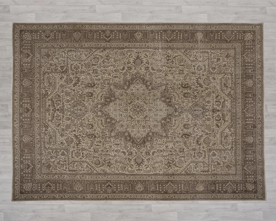 Multicolor Turkish Oushak Rug 11' x 13' 3" Hand-Knotted view 9