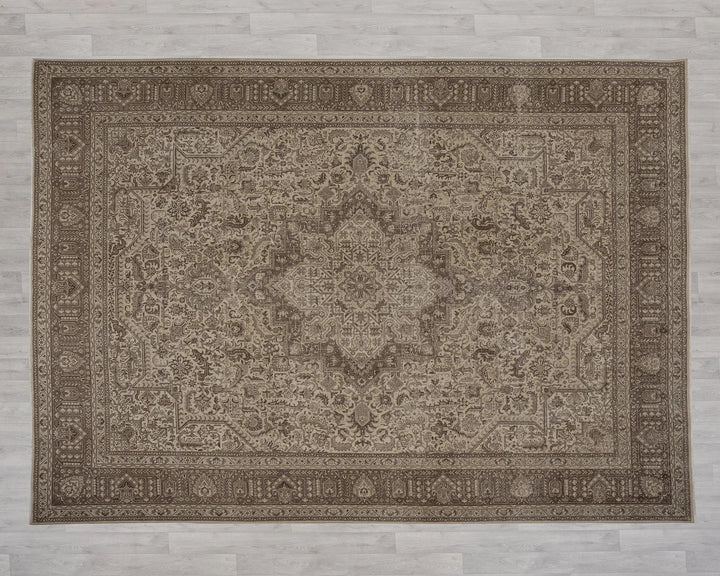 Multicolor Turkish Oushak Rug 11' x 13' 3" Hand-Knotted view 9