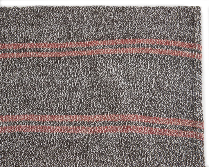 Gray Turkish Kilim Rug 3' 6" x 8' 6" Flat-Weave | No. VR53303