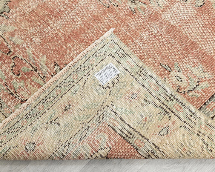 Multicolor Turkish Oushak Rug 5' 7" x 8' 2" Hand-Knotted | No. VR53362
