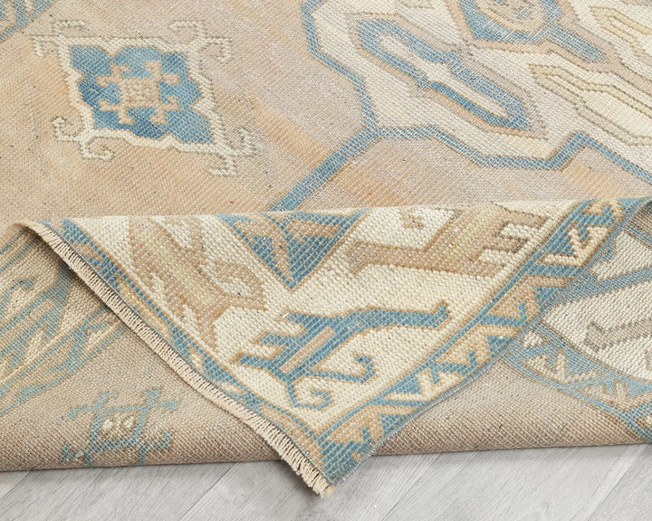 Pink Turkish Oushak Rug 4' x 6' 1" Hand-Knotted | No. VR53464