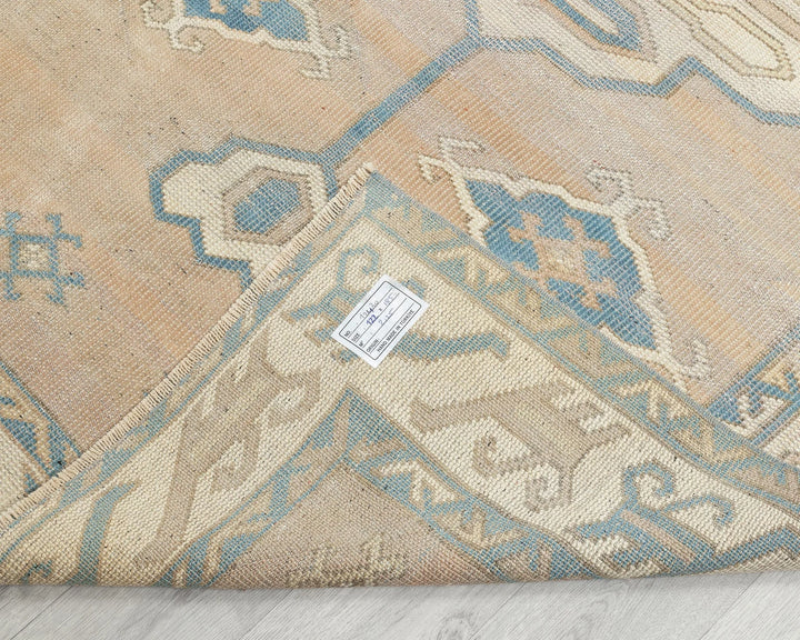Pink Turkish Oushak Rug 4' x 6' 1" Hand-Knotted | No. VR53464