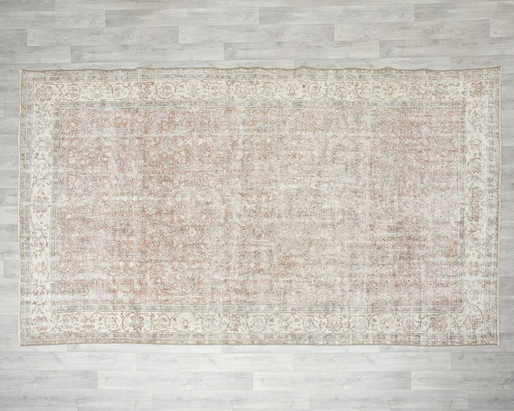 Multicolor Turkish Oushak Rug 6' 1" x 10' Hand-Knotted | No. VR53495