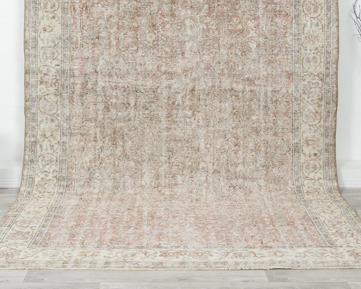 Multicolor Turkish Oushak Rug 6' 1" x 10' Hand-Knotted | No. VR53495