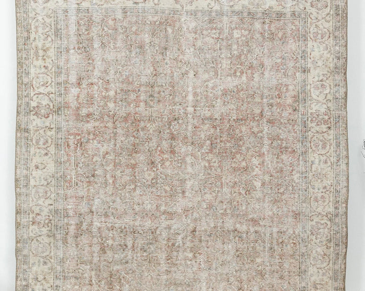 Multicolor Turkish Oushak Rug 6' 1" x 10' Hand-Knotted | No. VR53495