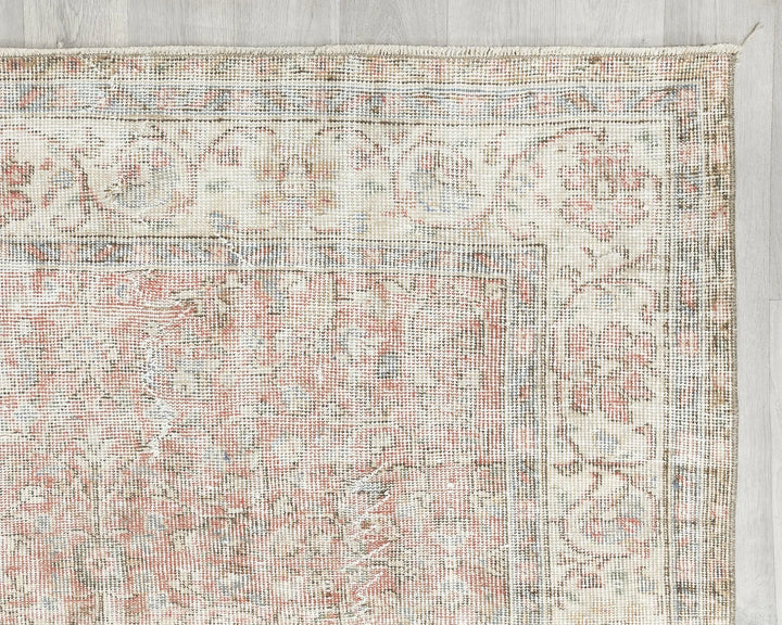 Multicolor Turkish Oushak Rug 6' 1" x 10' Hand-Knotted | No. VR53495