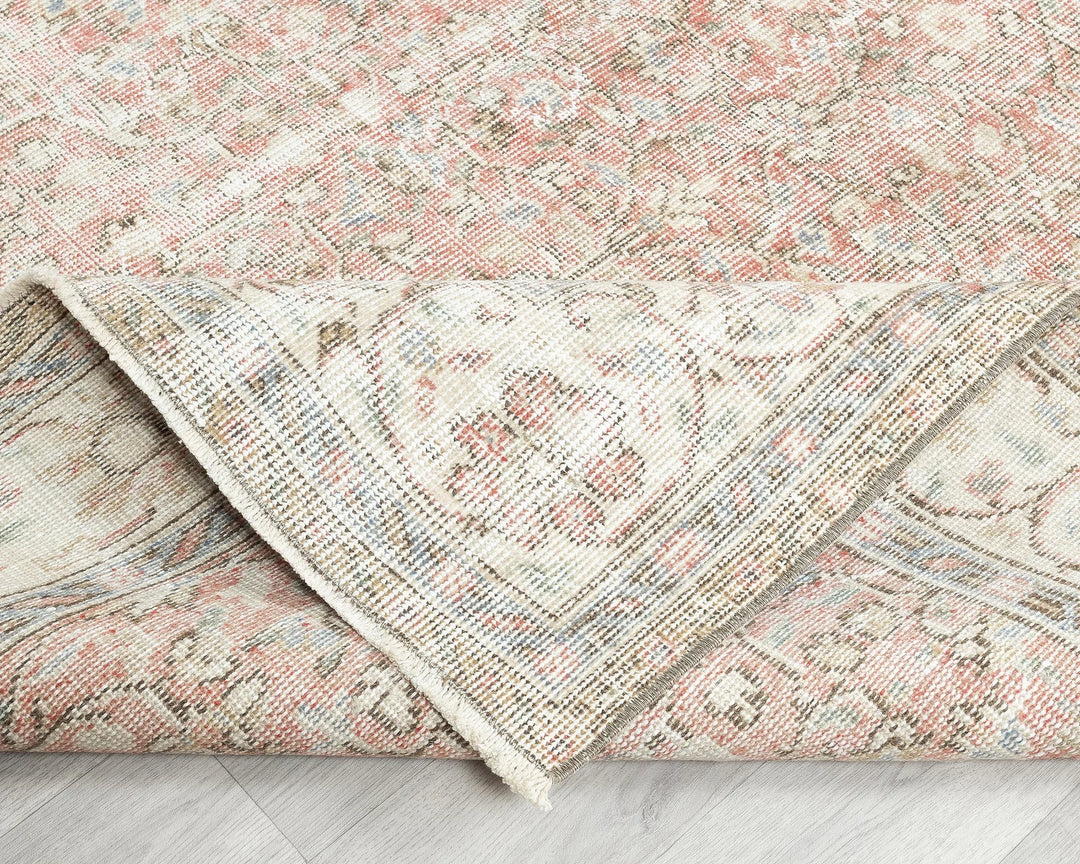 Multicolor Turkish Oushak Rug 6' 1" x 10' Hand-Knotted | No. VR53495