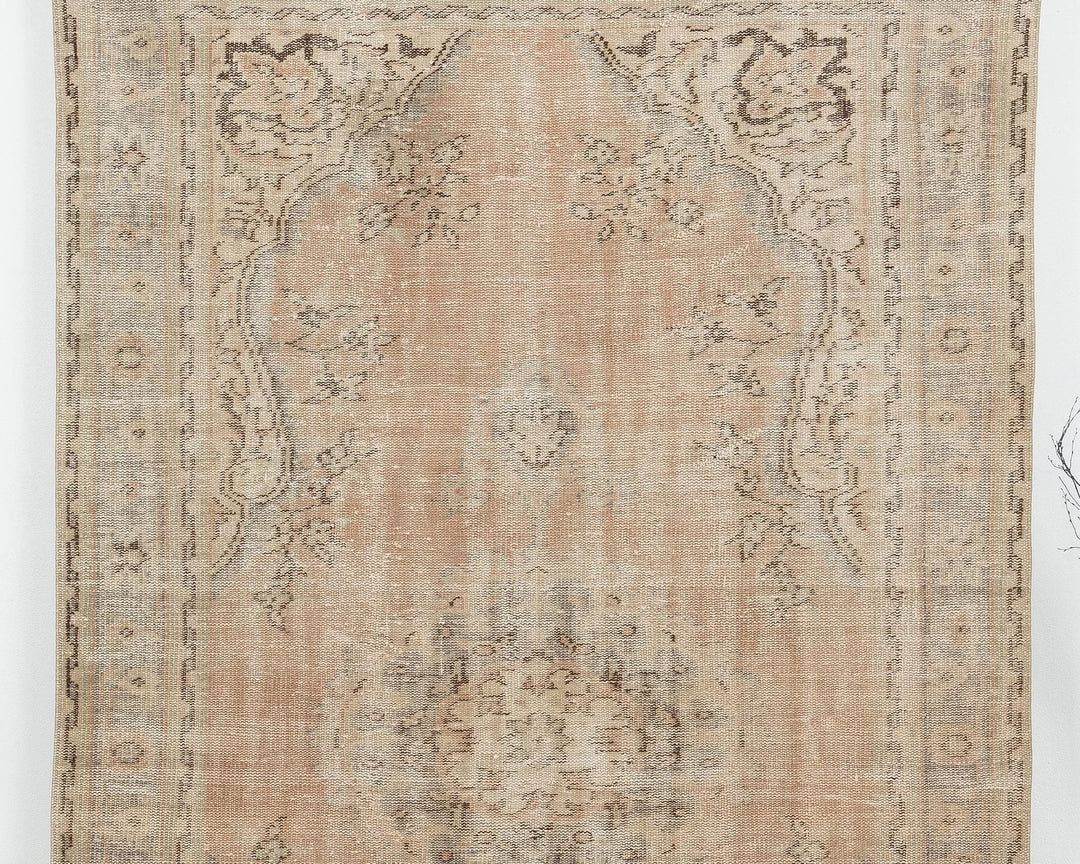Multicolor Turkish Oushak Rug 5' 7" x 9' 4" Hand-Knotted | No. VR53809