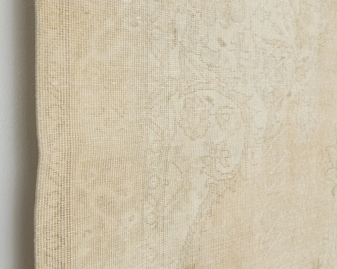 Beige Turkish Oushak Rug 6'5" x 10'2" Hand-Knotted | No. VR54028