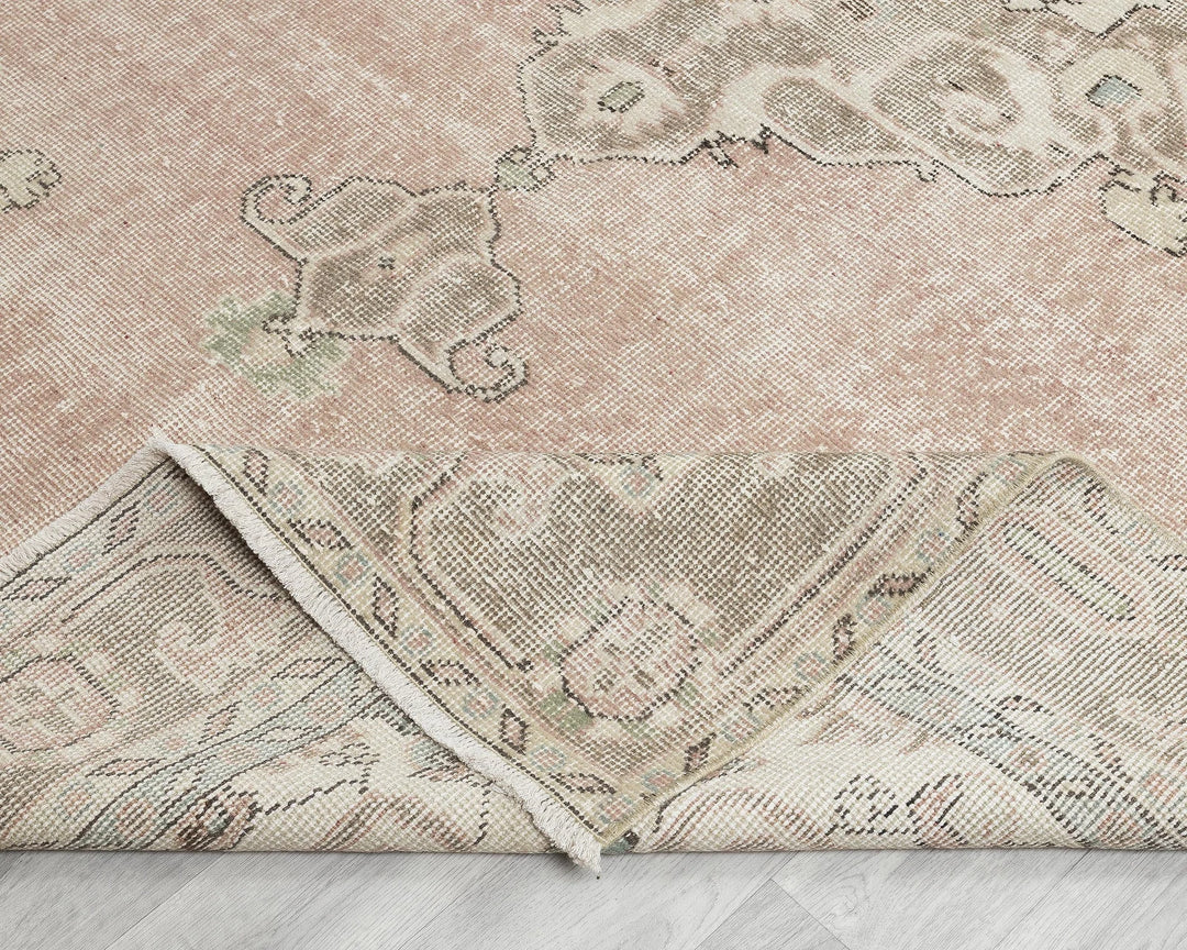 Multicolor Turkish Oushak Rug 10' 3" x 6' Hand-Knotted | No. VR54120