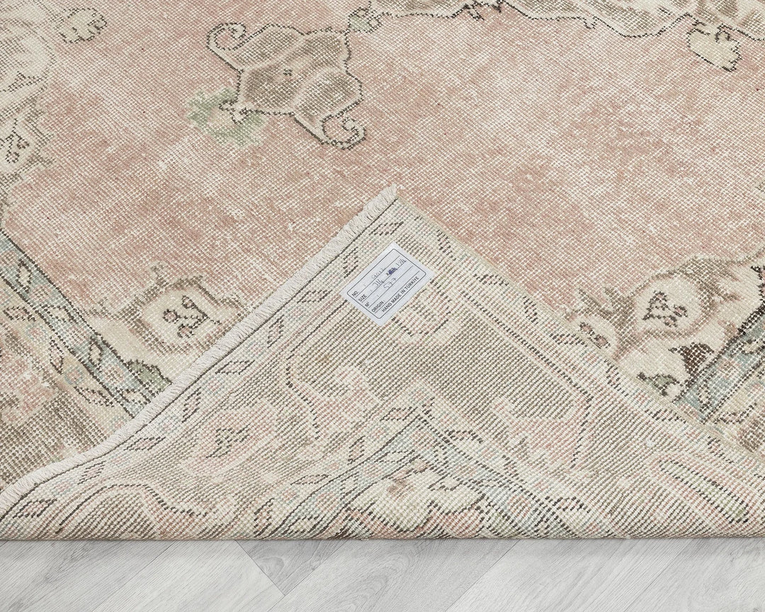 Multicolor Turkish Oushak Rug 10' 3" x 6' Hand-Knotted | No. VR54120
