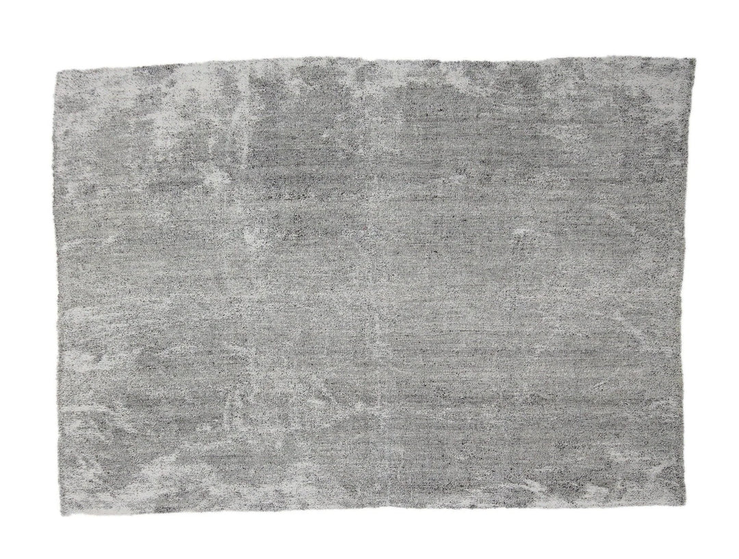 Gray Turkish Kilim Rug 6'5" x 8'10" Flat-Weave | No. VR54312