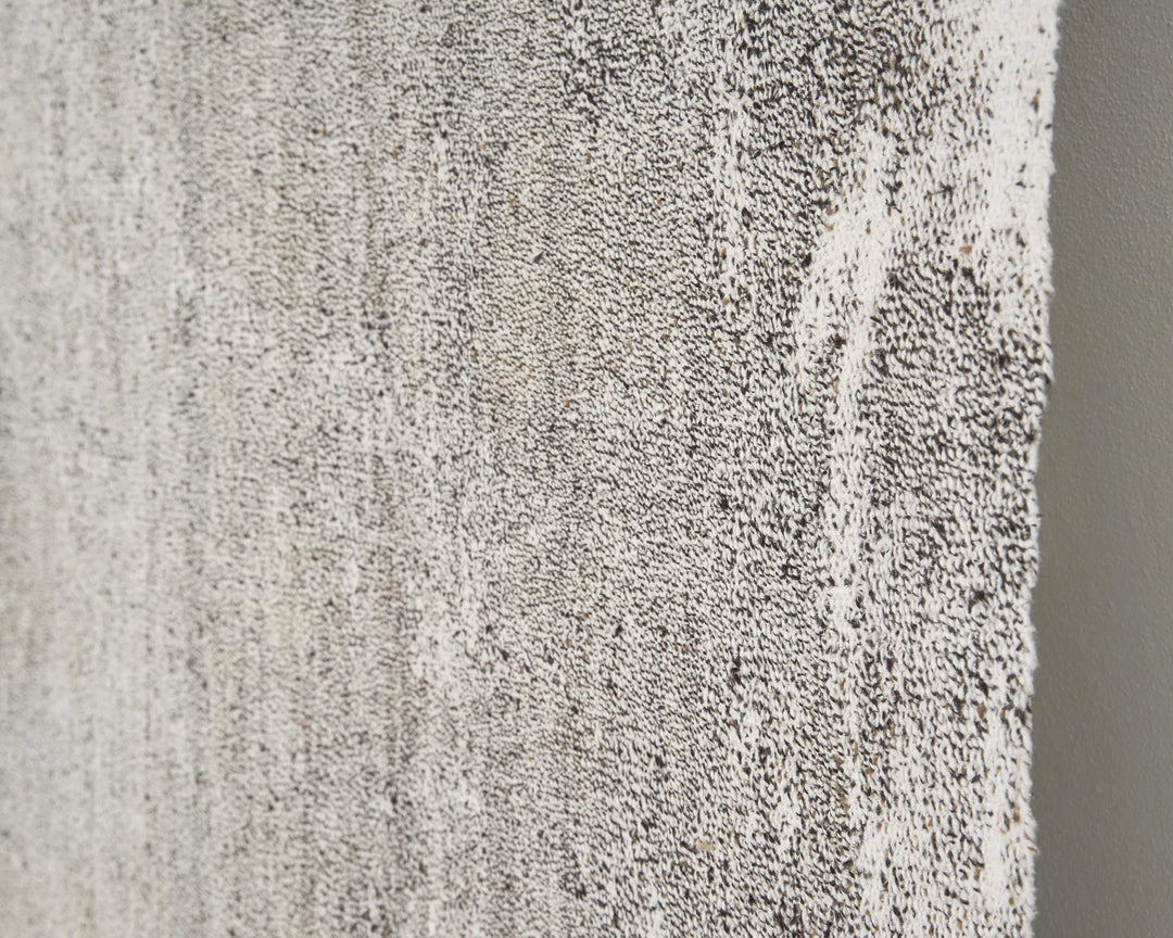 Gray Turkish Kilim Rug 6'5" x 8'10" Flat-Weave | No. VR54312