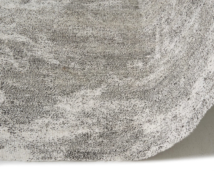 Gray Turkish Kilim Rug 6'5" x 8'10" Flat-Weave | No. VR54312