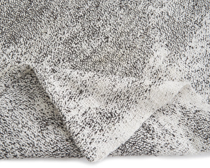 Gray Turkish Kilim Rug 6'5" x 8'10" Flat-Weave | No. VR54312