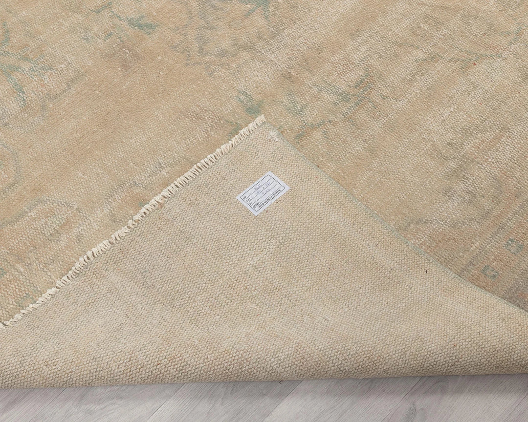 Multicolor Turkish Oushak Rug 5'11" x 9'6" Hand-Knotted | No. VR54318