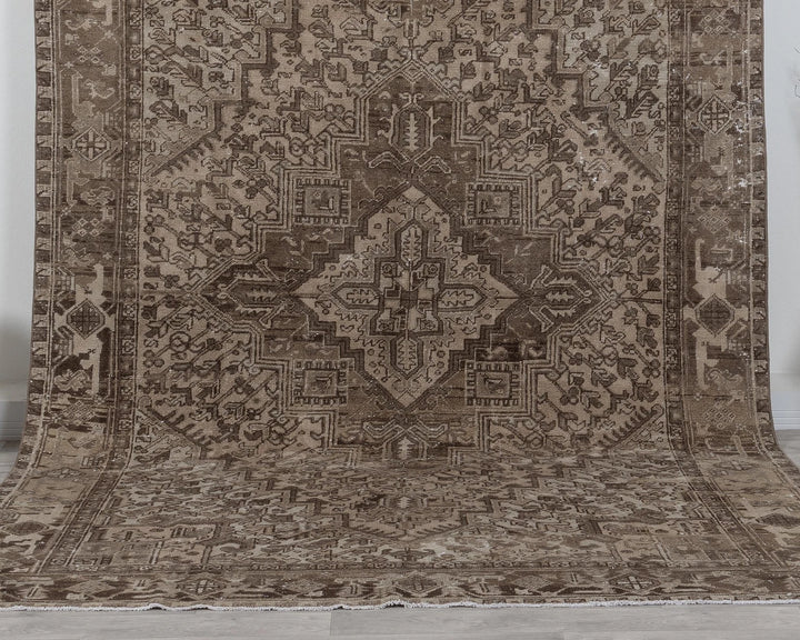 Multicolor Turkish Oushak Rug 6' 11" x 10' 5" Hand-Knotted | No. VR54550