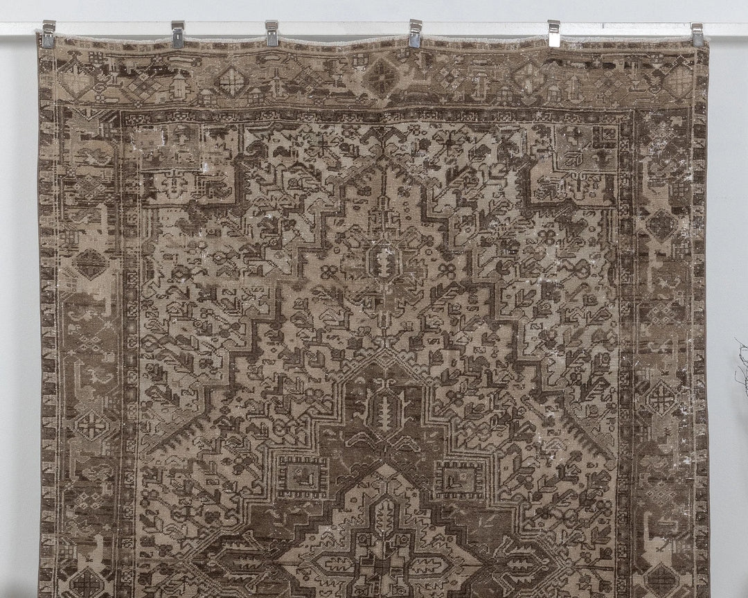 Multicolor Turkish Oushak Rug 6' 11" x 10' 5" Hand-Knotted | No. VR54550