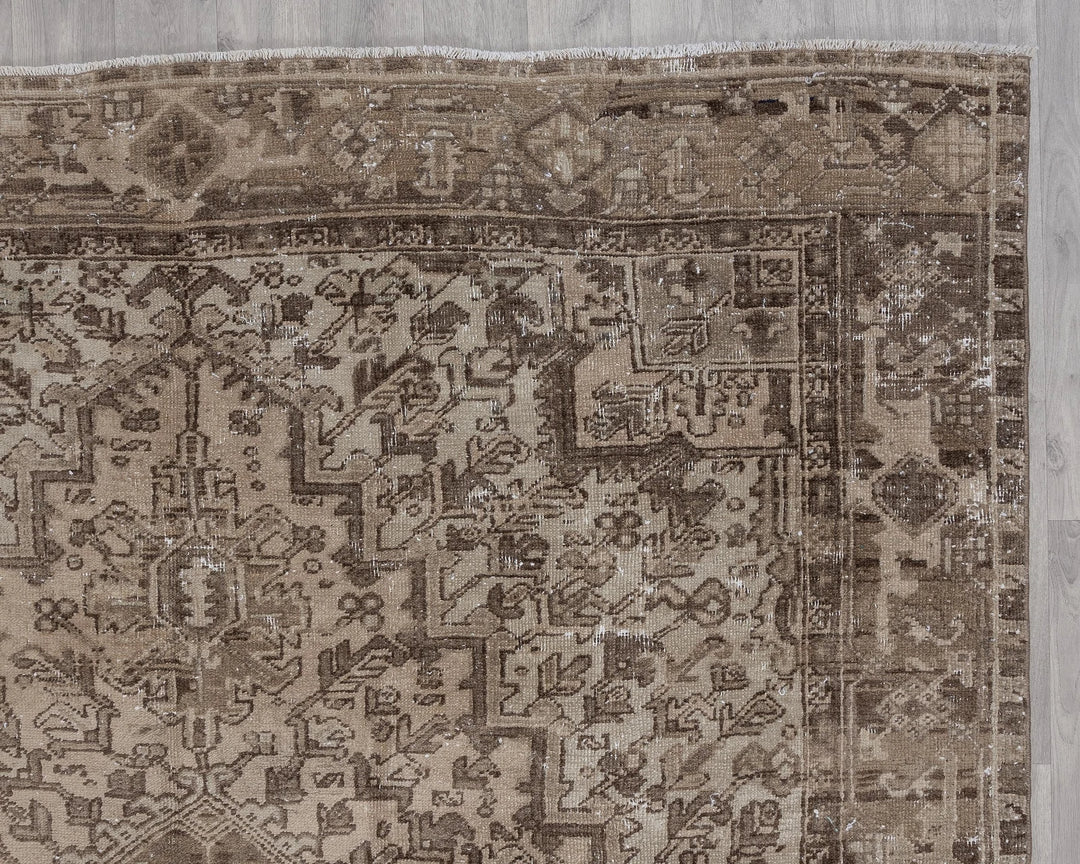Multicolor Turkish Oushak Rug 6' 11" x 10' 5" Hand-Knotted | No. VR54550
