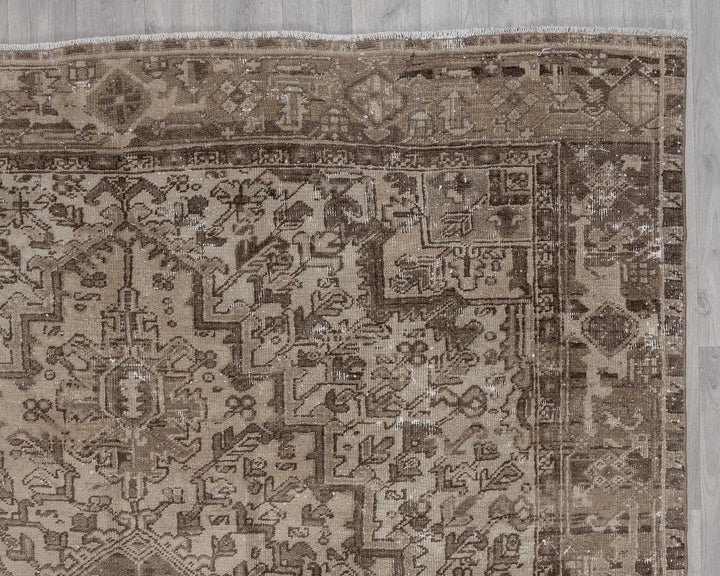 Multicolor Turkish Oushak Rug 6' 11" x 10' 5" Hand-Knotted | No. VR54550