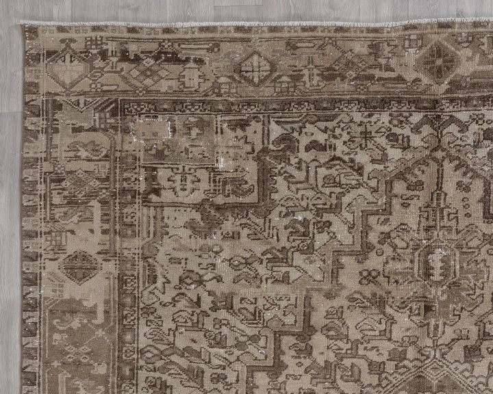 Multicolor Turkish Oushak Rug 6' 11" x 10' 5" Hand-Knotted | No. VR54550
