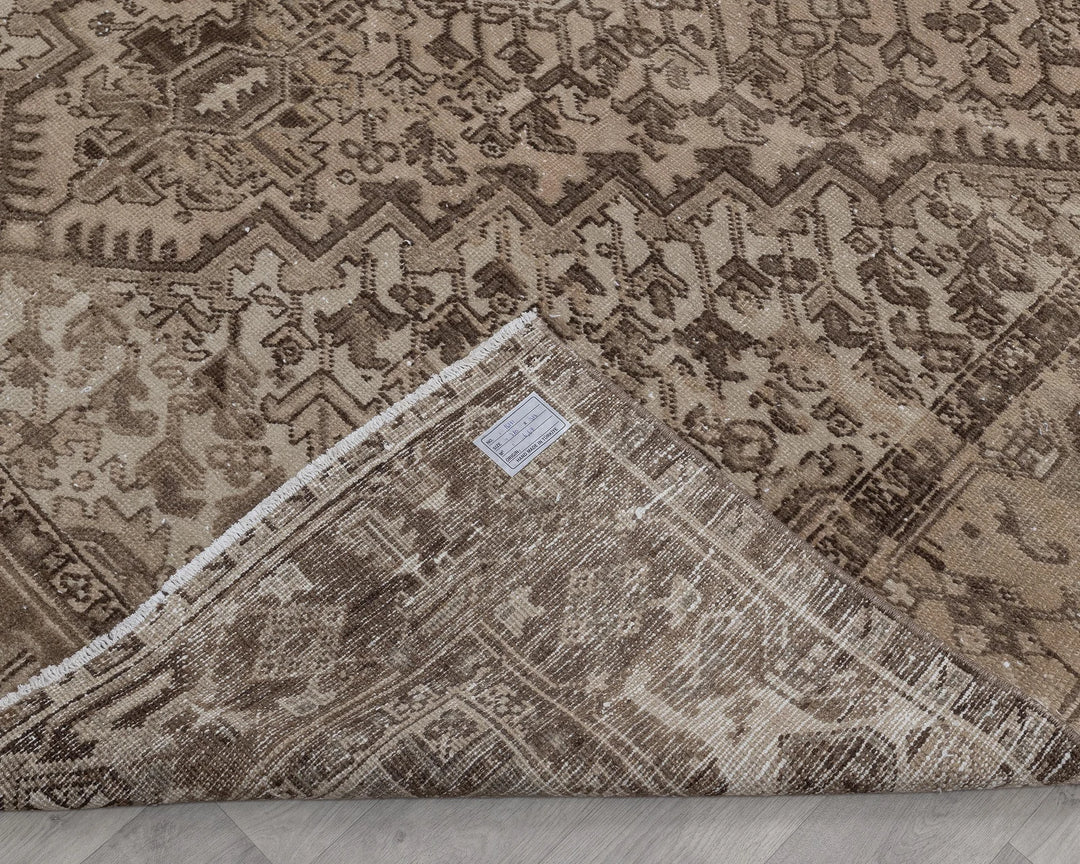 Multicolor Turkish Oushak Rug 6' 11" x 10' 5" Hand-Knotted | No. VR54550