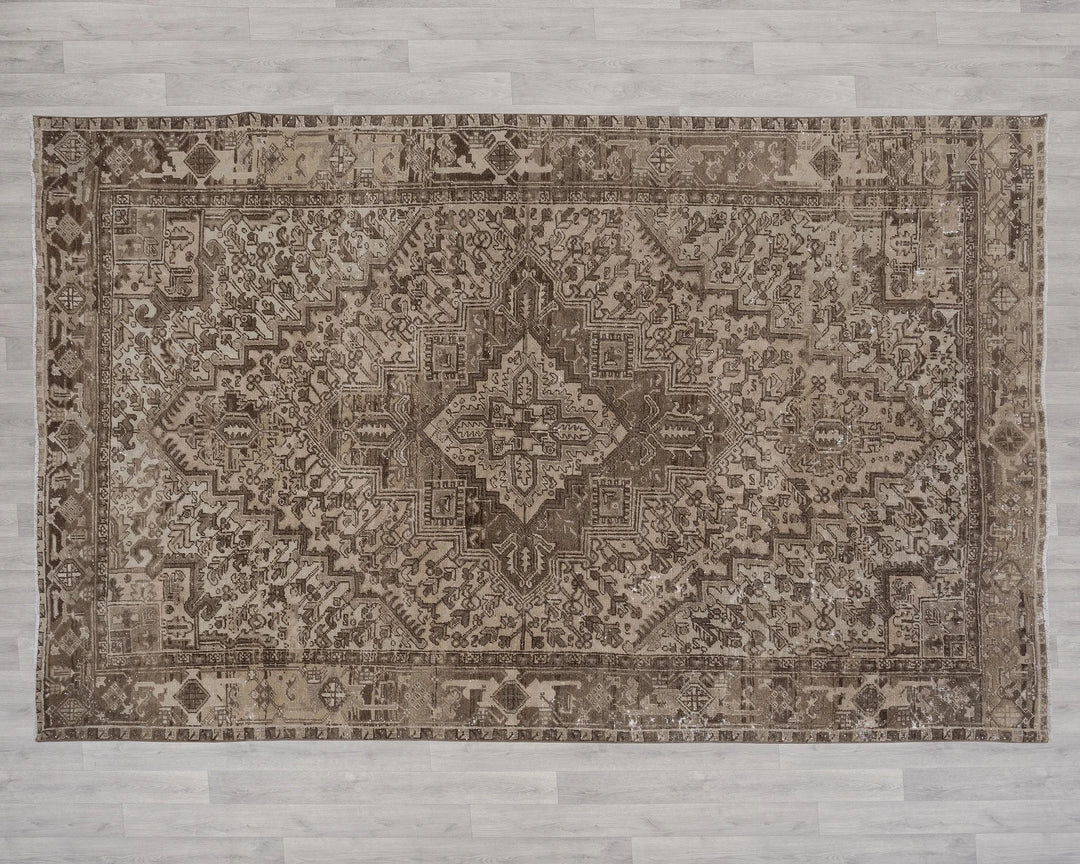 Multicolor Turkish Oushak Rug 6' 11" x 10' 5" Hand-Knotted | No. VR54550