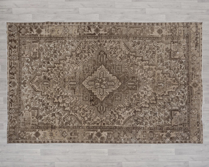 Multicolor Turkish Oushak Rug 6' 11" x 10' 5" Hand-Knotted | No. VR54550